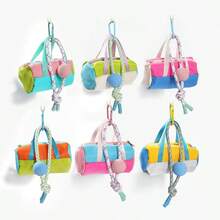 1個創意時尚配色多巴胺零錢包 數據線保護套 耳機收納整理袋 迷你手提包 - 彩色 - 查看 2