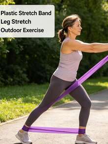 High Elasticity Fitness Resistance Band/Elastic Rope, Suitable For Home And Outdoor Park Training, Ideal For Pre-Workout Warm-Up, Full Body Stretching And Shaping, Exercising Arms, Shoulders, Back And Leg Muscles, Portable And Lightweight, Space-Saving, Applicable For Daily Home Fitness, Outdoor Morning Exercise, Yoga Training, Helping To Improve Posture And Meet Basic Strength Training Needs Of Different Intensities - Multi-color - View 10