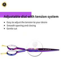 Hair Cutting Scissors Set, Professional Hairdresser Scissors Combination, Includes Scissors For Cutting And Trimming Hair, And Scissors For Styling Hair, Essential Professional Tool For Hair Salons. - Multicolor - View 6