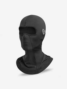1pc Unisex Solid Color Nylon Balaclava Hat With Eyeglass Frame Hole, Full Face Mask Head Cover For Cycling, Suitable For Daily Wear And Outdoor Activities - Multicolor - View 2