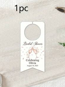 Customized Water Bottle Labels, Personalized Name And Event Date, Elegant Decoration, Suitable For Weddings, Parties, Birthdays And Christenings, Ideal Gifts For Brides, Grooms And Guests, Perfect For Receptions, Bridal Showers, Engagements, Also As Toast And Souvenir Labels - Multicolor - View 68
