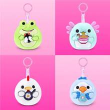 ZURU Snackles Mystery Capsule Plush Bag Charm, Cute Animal Blind Box Backpack Accessory, Random Style Collectible Gift For Hobby Collectors - Multicolor - View 7