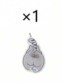 1pc "Cat Butt" Hanging Hand Towel - Quick-Dry, High-Absorbency Coral Fleece Hanging Hand Towel With "Cat Butt" Design; Suitable For Bathroom, Kitchen, Bedroom, Hotel, B&B, Cafe, Milk Tea Shop, Office And Other Places. - One Size Fits All - View 12