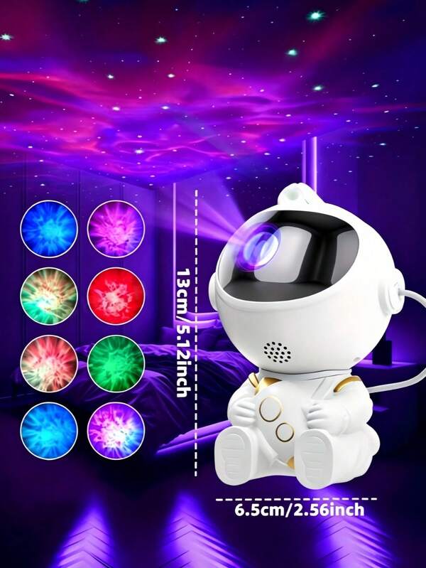 Starry Sky Projector Galaxy Night Light Astronaut Space Projector Nebula Ceiling LED Light, Suitable For Bedroom, Home Decor, Perfect As A Gift