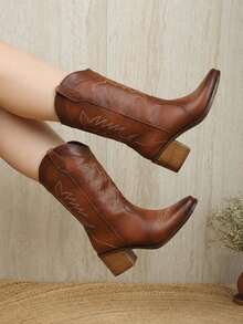 Women Ankle Boots & Booties - Camel - View 2