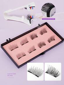Glue-Free Magnetic Design Soft Fluffy Curly Eyelashes With Natural Arc, Lightweight And Comfortable On Eyelids, Exquisite Makeup Look - View 2
