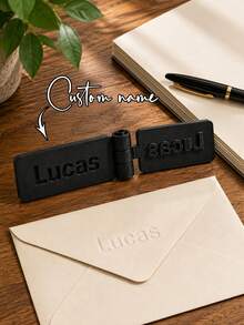 Stempel Teks Lipat Parametrik Cetak 3D Kustom, Stempel Penanda Personalisasi Engsel Balik, Teks yang Dapat Disesuaikan, Cocok untuk Seni Kertas, Perencana, Scrapbooking, Kerajinan Tangan, Alat Penanda Dekoratif DIY Portabel, Barang Unik untuk Penggemar Kerajinan, Mendukung Kustomisasi Konten, Untuk Kerajinan Meja Rumah - MultiWarna - View 6