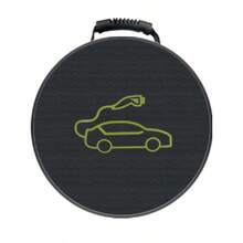 1pc Electric Vehicle Charging Cable Storage Bag - Portable Durable Universal Organizer Box For Charging Cables, Hoses And Accessories, Car Storage, Car Accessories - Storage Bag - View 5