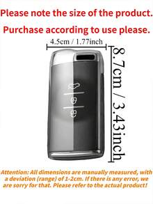1pc TPU Car Key Cover, Compatible With Chery EXEEO LX TXL Tiggo 2021 3xplus 7pro 5x Models - A - View 5