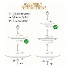 3pcs/4pcs Stainless Steel Multi-Layer Household Storage Tray, Nordic Dessert Holder, Afternoon Tea Snack Tray, Luxury Party Decoration - Gold - View 7