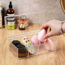 1pc Tea Bag Storage Box, Multi-Functional Desktop Organizer For Coffee And Tea Bags, Suitable For Dorm, Home And Office Use, Great Gift For Holidays Or Housewarming, Back To School Essential - Multicolor - View 5