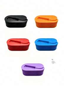 Portable Phone Charging Cable Organizer Anti-Tangle Desktop Travel Universal Cable Winder Earphone Charging Cable Clip Storage Bag Travel School Essentials Room Home Halloween Decoration Desktop Accessories - One Size - View 9