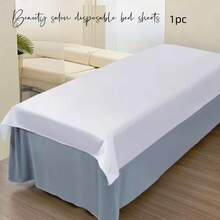 1pc Waterproof & Oil-Proof SPA Massage Bed Sheet, Machine Washable, Polyester Material, Suitable For Beauty Salon - Multicolor - View 9