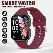 [Smart Watch]Men's And Women's Comfortable Silicone Strap Sports Smartwatch, With Wireless Calling, Step Counter, Calorie, Multi-Sports Mode, Remote Camera, Music Playback Control, Alarm Reminder, Message Notification, Multi-Function Sports Smartwatch, 1.83-Inch HD Full Screen Touch, Compatible With Android And IOS System Phones, Perfect Gift For Halloween And Christmas, Fashionable Youth Watch - View 14