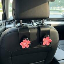 2pcs Car Cherry Blossom Hooks, Multi-Function Car Seat Back Storage Hooks, Car Interior Hanging Storage Decor - A - View 11
