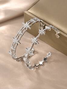 Silver Bracelet Set, Exquisite & Minimalist, Suitable For Dates, Gatherings, Party Gifts - Silver - View 1
