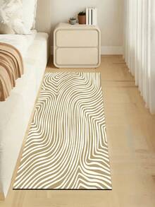 1pc Abstract Twisted Wave Line Pattern 3.5mm Diatom Mud Kitchen Mat, Anti-Slip, Absorbent, Cuttable, Suitable For Kitchen, Bathroom, Entrance, Hallway, Living Room, Outdoor Garden And Multiple Scenes - Multicolor - View 8