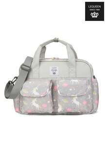 1pc LEQUEEN Oxford Fabric Maternity Multi-Function Crossbody Mommy Bag, Fashionable Mother & Baby Bag, Casual Outing Storage Bag, Handheld Hospital Bag Suitable For Storage Use - Multicolor - View 16
