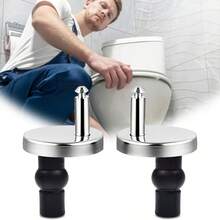 2/4pcs Toilet Seat Repair Kit, Universal Toilet Seat Bolts And Screws, For Quick Release Hinge Replacement, Fits 14mm To 16mm Holes, Easy Installation - Accessories - View 3