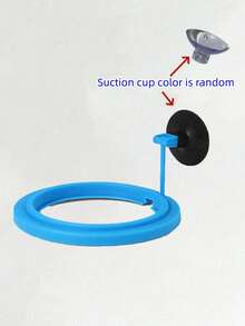 1/2pcs Automatic Fish Feeder Dispenser - No Battery Needed For Betta And Other Fish Aquarium (Random Color Suction Cup) - Multicolor - View 11