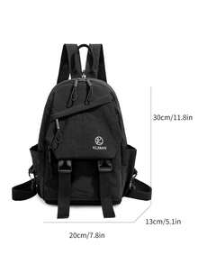 SHILAN Simple Casual Mini Backpack, Lightweight Wear‑Resistant Multi‑Pocket Daypack For Daily Outdoor Use - Multicolor - View 11