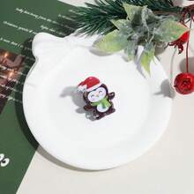 Weihnachts Mini Haarspangen Set, süßer Weihnachtsmann, Schneemann, Pinguin, Schneeflocke Haarspangen, mädchenhafte Feiertags-Seitenhaarspangen, neue Cartoon glänzende Haarzubehör, Weihnachtsparty Outfit Zubehör, exquisites Nischen-Geschenk, sicherer Griff und rutschfest - Verschiedenfarbig - Übersicht 15