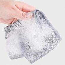 30pcs - Magic Cleaning Cloth, Magic Cleaning Cloth, Thickened Double-Sided Metal Steel Wire Dishcloth Kitchen Dishwashing Pot Cleaning Cloth Cleaning Tools, Scratch-Resistant Metal Wire Dishcloth, No-Trace Multi-Purpose Metal Wire Dishcloth, Silver Mesh Woven Cleaning Cloth, Dry And Wet Use, Easy To Rinse, Reusable, Metal Wire Cleaning Cloth, Suitable For Sinks, Pots And Pans, Countertops, Stoves, Tableware, Etc., Cleaning Supplies, Cleaning Tools - Silver - View 15