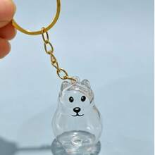 1pc Cute Transparent Animal Fur Collection Pendant, Pet Memorial Keychain With Transparent Inner Core And Puppy-Shaped Outer Shell, Suitable For Men And Women To Hang On Backpacks And Keys, Soft Golden Retriever Puppy Design With Metal Hook, Plush Touch With Transparent Hard Shell, Fresh And Healing Style, Ideal As Daily Accessory Or Holiday Gift - Multicolor - View 17