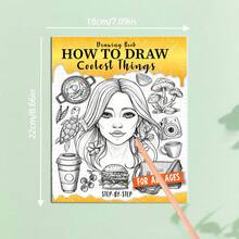 1 Book, Suitable For Beginners And Novices, Includes Tracing And Adaptive Drawing Of Shadows, Lines, Etc. (Pen Not Included) - Single Piece - View 8