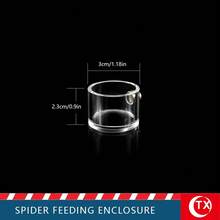 Coffin-Shaped Acrylic Spider Feeding & Breeding Box, Transparent Micro Habitat Terrarium With Magnetic Door And Ventilation Holes, Suitable For Tarantulas, Mantises, Insects - Multicolor - View 11
