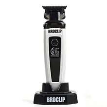 BRDCLIP Professional Hair Clipper KIT Adjustable Trimmer Cordless Hair Cutting Machine Digital Display Trimmer For Men Base Charger Hair Salon 116/BS-106B - Multicolor - View 12