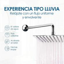Fixed Showerheads - F-Krom Alaşımlı Duş Başlığı ve Duş Kolu - Görünüm 4
