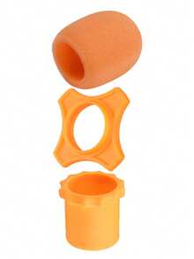 OUMINGYQ Thickened Microphone Anti-Slip Silicone Protective Cover Set, Anti-Slip Ring + Anti-Drop Tail Cap + Sponge Sleeve, Reusable, Universal Handheld Microphone - Multicolor - View 14