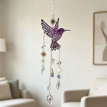 1 buah Penangkap Sinar Matahari Kristal Buatan Tangan yang Indah, Tersedia Gaya Teratai dan Burung Kolibri, Dekorasi Gantung Kristal Romantis yang Unik, Dekorasi Jendela Rumah, Ide Hadiah Ulang Tahun dan Hari Raya - Beraneka warna - View 16