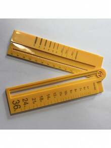 Multifunctional Ruler Can Replace Straight Ruler, Angle Ruler, Compass For Drawing Arcs, Parallel Lines, Measuring Thickness And Font Size - Multicolor - View 9