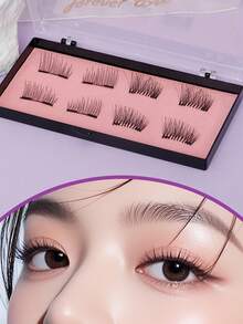 Glue-Free Magnetic Design Soft Fluffy Curly Eyelashes With Natural Arc, Lightweight And Comfortable On Eyelids, Exquisite Makeup Look - View 7