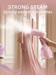 OBOVAY 1pc Handheld Garment Steamer, 2-In-1 Iron & Steamer, Fast Heating, Strong Steam Penetration, Effectively Removes Wrinkles, Suitable For Home And Travel Use - View 5