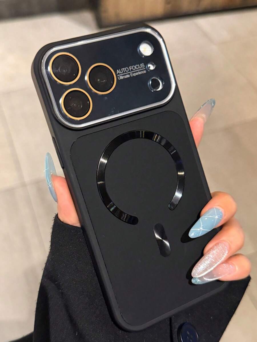 1PC AG Camera Protection Matte Magnetic Matte Phone Case Compatible With IPhone 18 17 16 15 14 13 Pro Max Plus Air Wireless Charge Skin Feel
