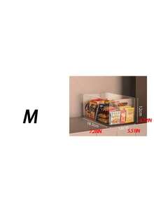 Multi Functional Transparent Large Capacity Plastic Coffee Storage Box, Transparent Plastic Storage Can, Printed With Coffee Related Letter Patterns, Suitable For Kitchen And Countertop Organization, Is An Ideal Gift For Coffee Enthusiasts, Staff, - Multicolor - View 12