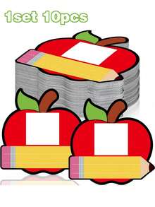 Classroom Name Tags With Photo Space, Photo Nameplate Labels, Back To School Apple Classroom Decor, Bulletin Board Decorations, Desk Name Tags (Includes Adhesive Dots) - A - View 9