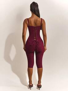 Women Tops - Burgundy - View 5