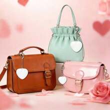Automatic Sensor Handbag Light, Turns Off After 15 Seconds, Designed For Women's Handbags, Handbag Light And Automatic Sensor Bedside Lamp. Multiple Gift Options, Christmas Decorative Lights, Indoor Heart-Shaped Decor Lamp - Multicolor - View 8