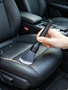 Soft Bristle Car Interior Cleaning Brushes, Equipped With Car Trash Cans And Garbage Bags, Plastic Material, Suitable For Dashboard, Keyboard, Jewelry Cleaning, Home And Car Use, Ergonomic Handle Cleaning Brush - One Size Fits All - View 7