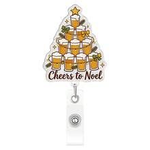 1pc Christmas Office Staff Holiday Atmosphere Decorative Retractable Badge Reel Clip - Multicolor - View 19