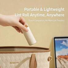 Foldable Lint Roller, Ultra-Portable Mini Sticky Hair Remover, Space-Saving Foldable Design, Lightweight And Easy To Carry, Suitable For Travel, Office And On-The-Go Use, Efficiently Removes Pet Hair, Lint And Dust From Clothing, Sofas And Bedding - Multiple Styles - View 7