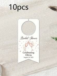 Customized Water Bottle Labels, Personalized Name And Event Date, Elegant Decoration, Suitable For Weddings, Parties, Birthdays And Christenings, Ideal Gifts For Brides, Grooms And Guests, Perfect For Receptions, Bridal Showers, Engagements, Also As Toast And Souvenir Labels - Multicolor - View 21