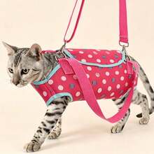 Spotted Pet Backpack Dog Carrier Bag, Portable Breathable Small Dog & Cat Bag, Crossbody One Shoulder Small Pet Bag - Multicolor - View 7