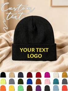 Topi Rajut Bordir Personalisasi, Desain Ringan & Bernapas, Gaya Unisex, Cocok untuk Pantai, Perjalanan dan Aktivitas Luar Ruangan - beraneka warna - View 1