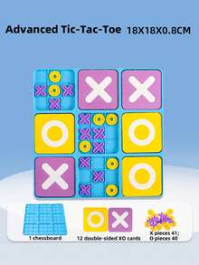 New 9-In-1 Toy - An Advanced And Superior XO Strategy Game For Intelligence Games. A Gift Set For Family And Parent-Child Interaction. - Multicolor - View 12