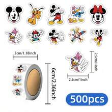 Disney 500pcs Mickey Mouse Stickers, Creative Funny Cute, Suitable For Decorating Desktops, Folders, Pen Holders, Notebooks And Other Office Scenes Graffiti Stickers - Multicolor - View 2